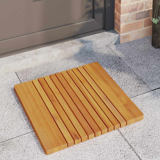 vidaXL Bath Mat Wooden 42025263 Coffee 59x40cm