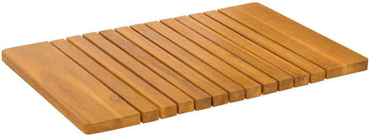 vidaXL Bath Mat Wooden 42025262 Coffee 59x40cm