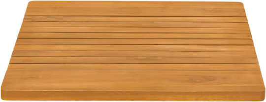 vidaXL Bath Mat Wooden 42025263 Coffee 59x40cm