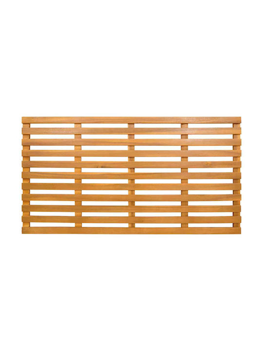 vidaXL Non-Slip Bath Mat Wooden 42025261 Coffee 100x53cm