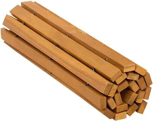 vidaXL Bath Mat Wooden 42025251 Coffee 60x40cm