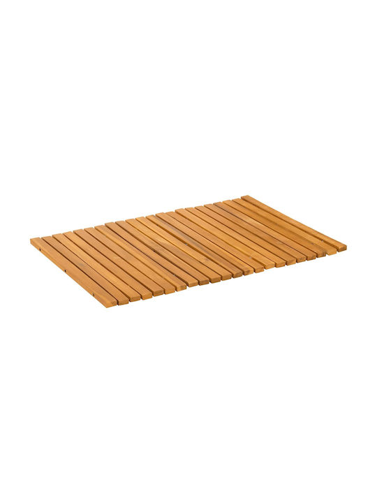 vidaXL Bath Mat Wooden 42025251 Coffee 60x40cm
