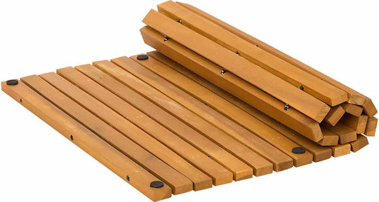vidaXL Bath Mat Wooden 42025251 Coffee 60x40cm