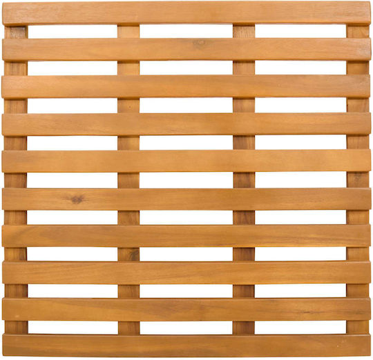 vidaXL Non-Slip Bath Mat Wooden 42025259 Coffee 100x53cm