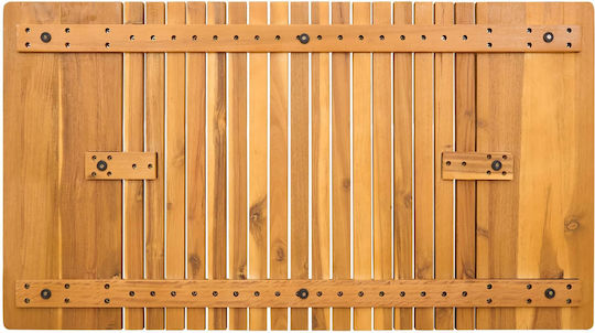 vidaXL Bath Mat Wooden 42025265 Coffee 100x55cm