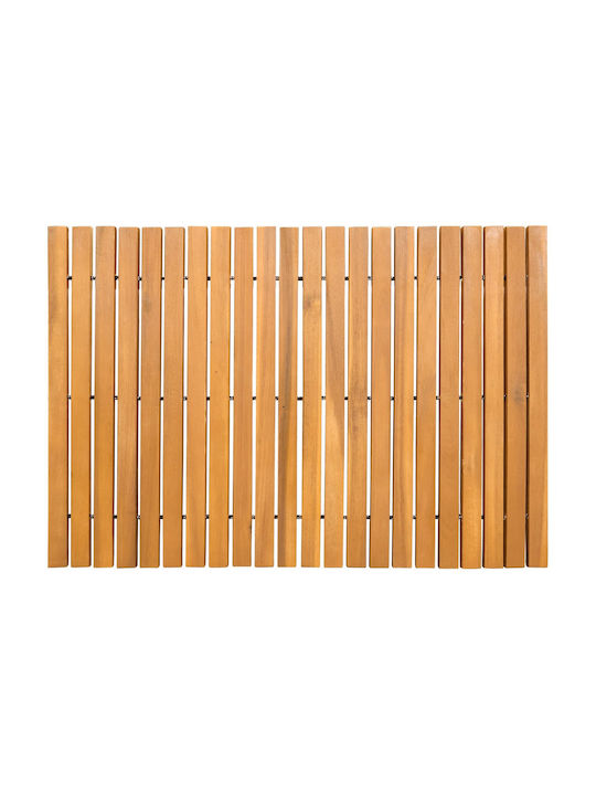 vidaXL Bath Mat Wooden 42025251 Coffee 60x40cm