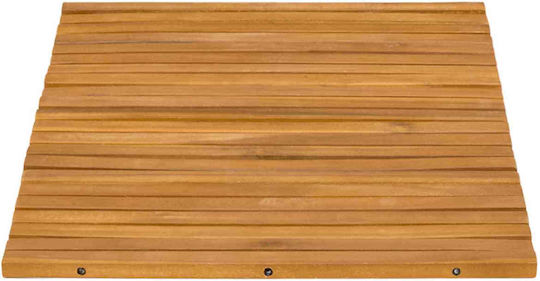vidaXL Bath Mat Wooden 42025251 Coffee 60x40cm