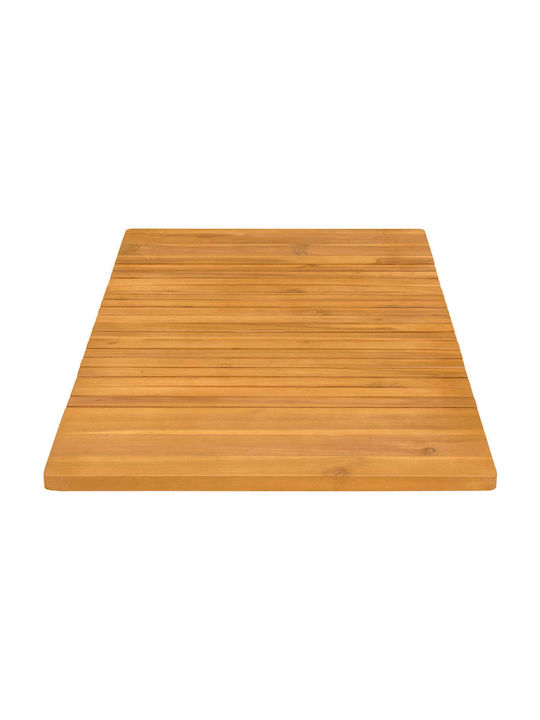 vidaXL Bath Mat Wooden 42025265 Coffee 100x55cm