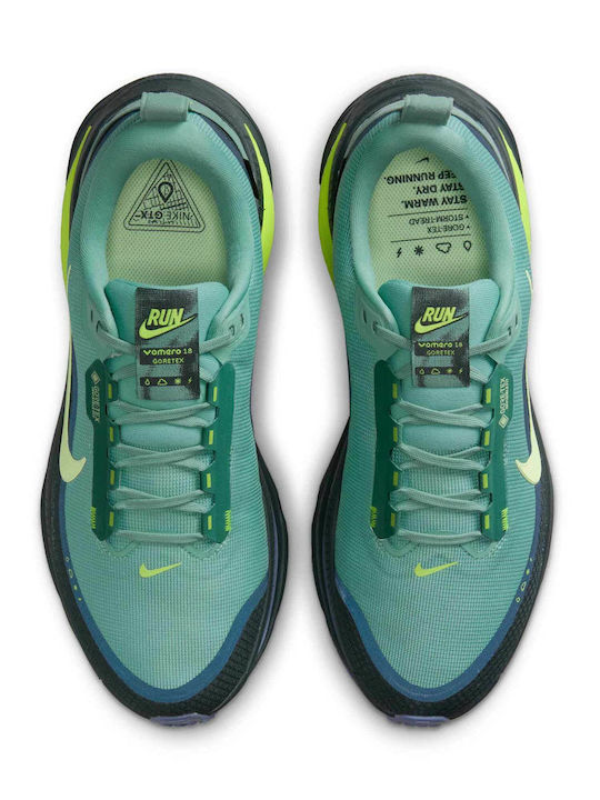 Vomero 18 GTX Men's Sport Shoes Running Waterproof with Gore-Tex Membrane Seaweed / Cannon / Volt / Barely Volt