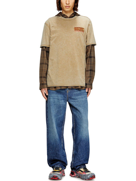 Diesel T-Shirt Brown Diesel T-Shirt Brown