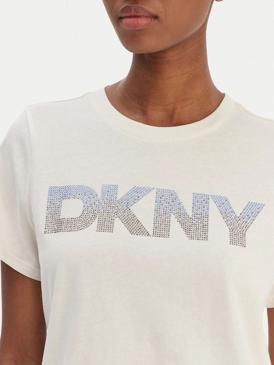 Damen Bluse Kurzärmelig Beige