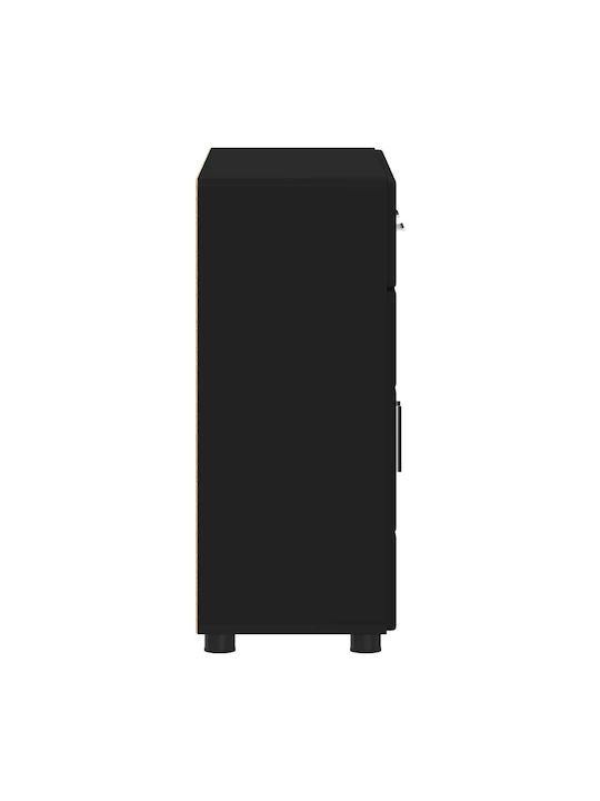 Bufet Negru 88.5x30.5x73cm