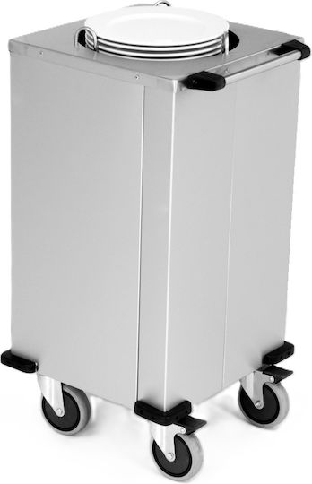 Τροχήλατο Dispenser Πιάτων Μονό M0106x Rnt 4333