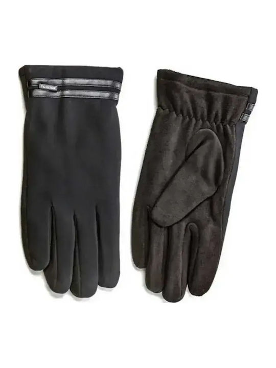 Set with Beanie Knitted in Black color