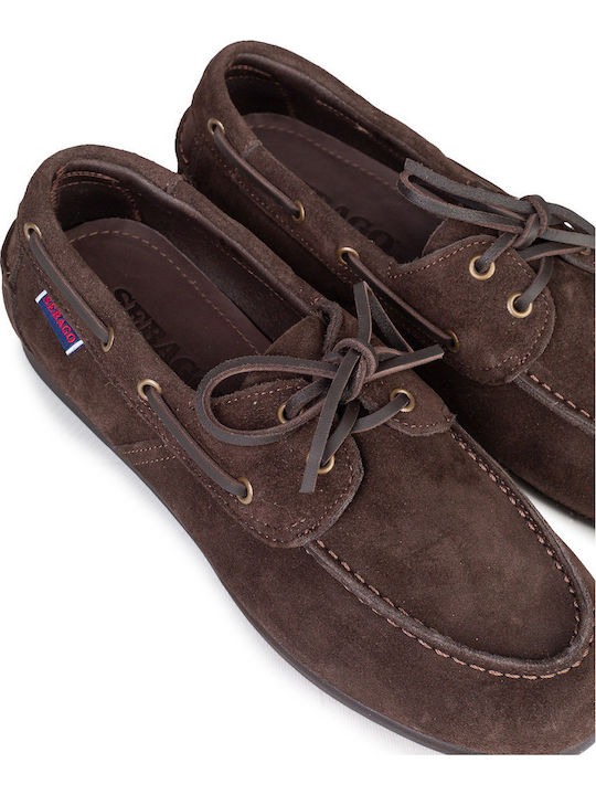Γυναικεία Boat Shoes σε Καφέ Χρώμα