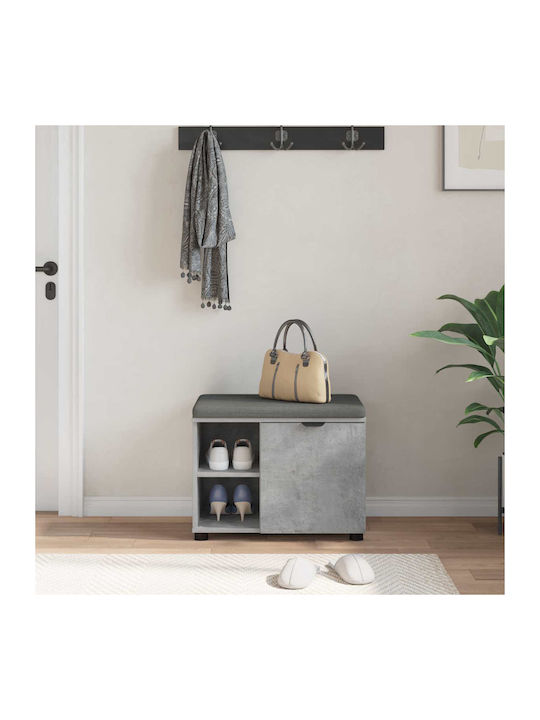 Eingangsmöbel mit Bank Gray 60x38x46cm