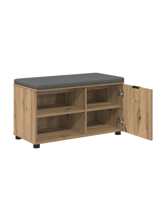 Eingangsmöbel mit Bank Artisan Oak 80x38x46cm