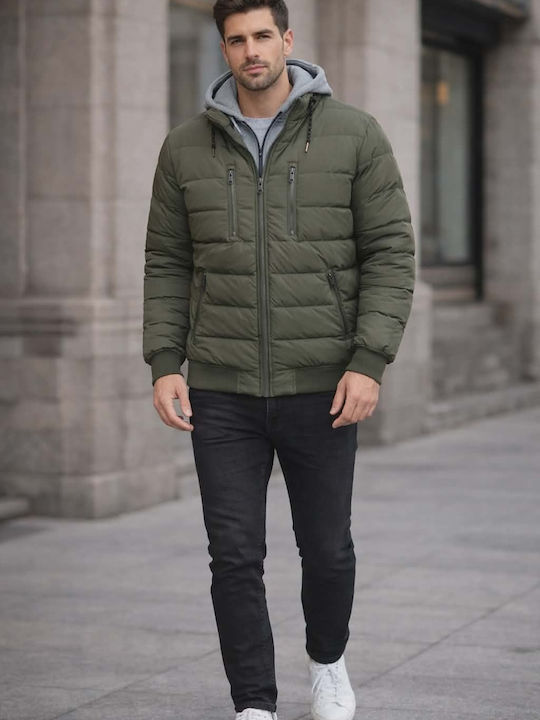 Яке Puffer Маслинено