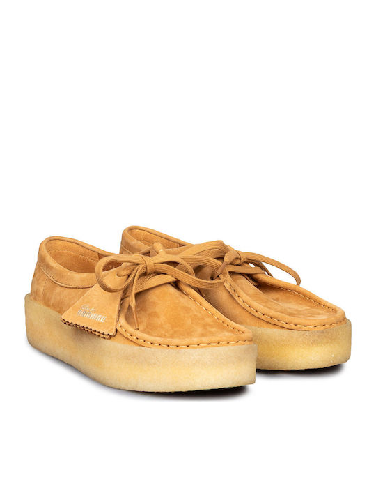 Wallabee Cup Women's Moccasins in Tabac Brown Color