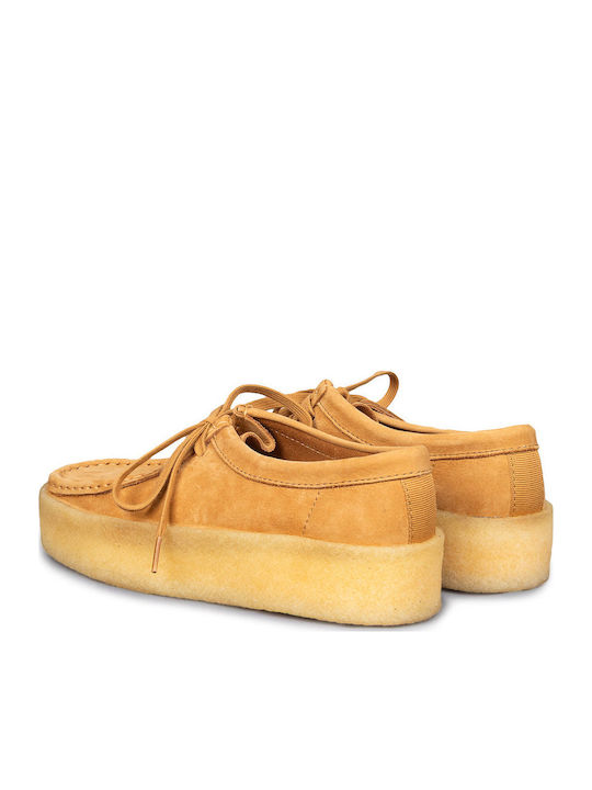 Wallabee Cup Women's Moccasins in Tabac Brown Color