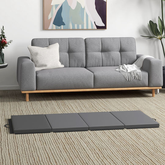 HomCom Exercise Mat Gray (180x80x5cm)