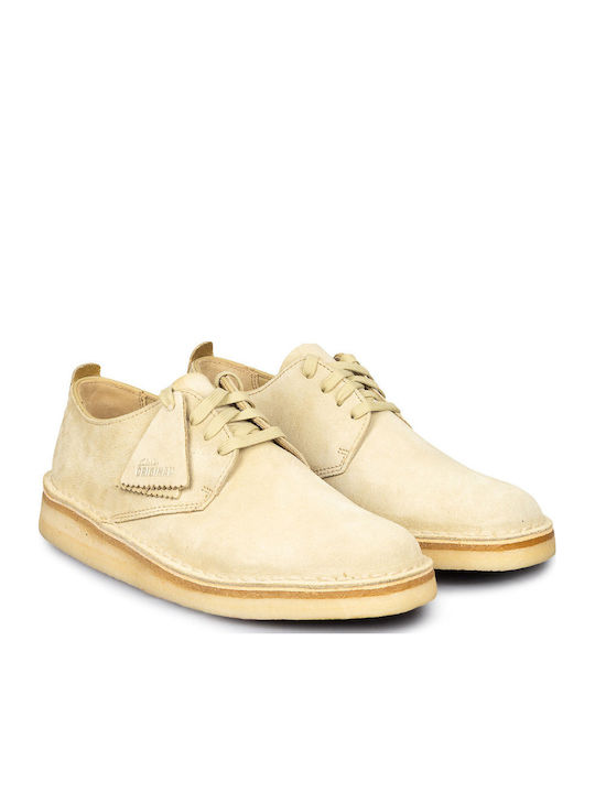 Clarks Coal London Men's Casual Shoes Beige