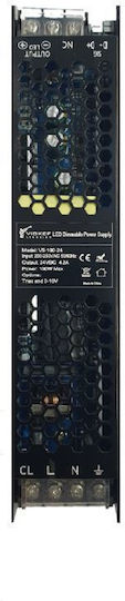 Viokef Dimmable Τροφοδοτικό LED IP20 Ισχύος 100W με Τάση Εξόδου 24V