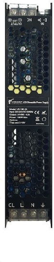 Viokef Dimmable Τροφοδοτικό LED IP20 Ισχύος 100W με Τάση Εξόδου 24V