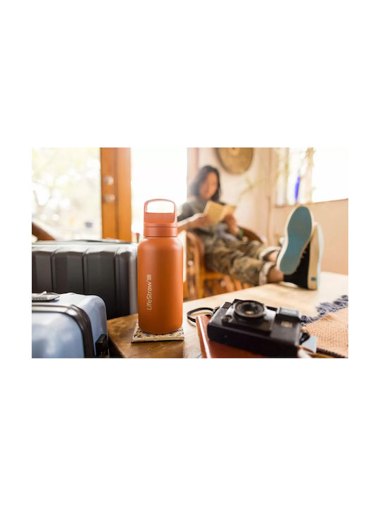 Lifestraw Παγούρι Ανοξείδωτο με Φίλτρο 1000ml Πράσινο