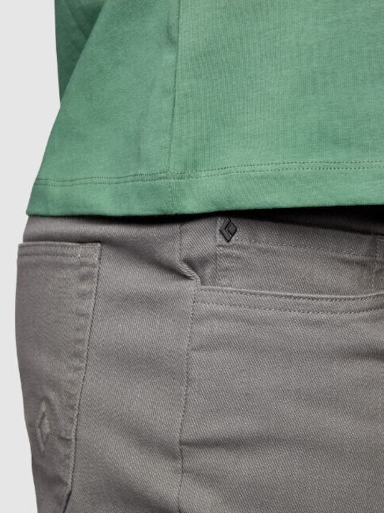 Black Diamond Stretch Men's Climbing Long Trousers Gray