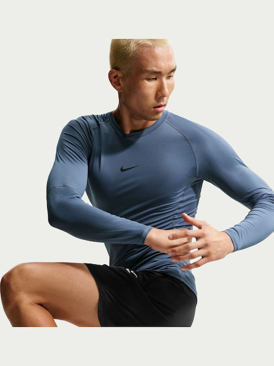 Dri-Fit Блуза Diffused Blue, Black