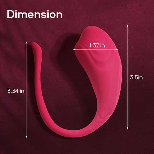 SMD Vibrator for Couples with Remote Control Pink
