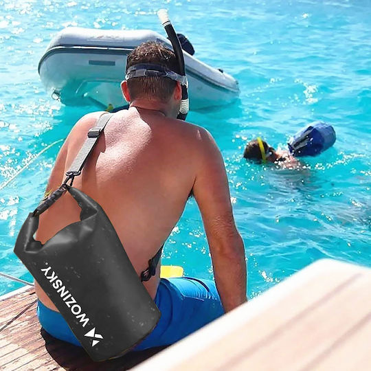 Wozinsky Водоустойчив Сак 10л Черен