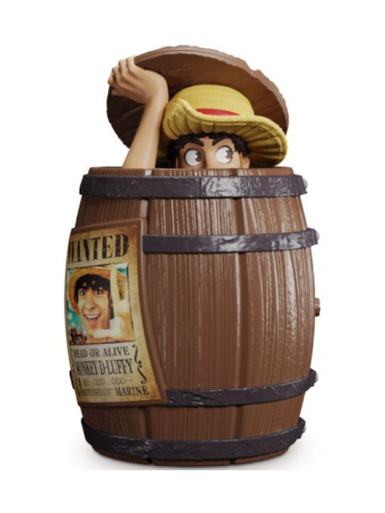 Grupo Erik Plastic Cookie Jar Brown 15.5x15x24cm