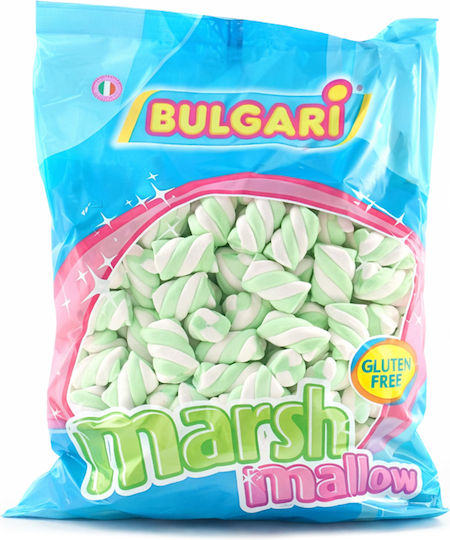 Marshmallow Confectionery Bulgari Twist White Mint Vanilla 1kg ≈245pcs