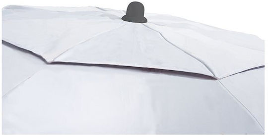 Terra Nation Au Kiri Rpet Folding Beach Umbrella Diameter 1.8m with UV Protection and Air Vent White