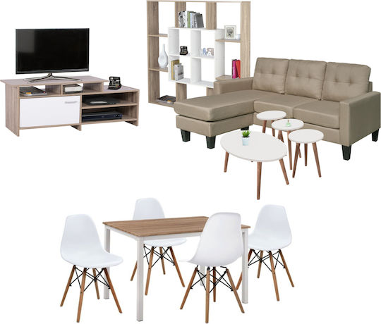 HomeMarkt Σετ Σαλονιού 9τμχ HM21297