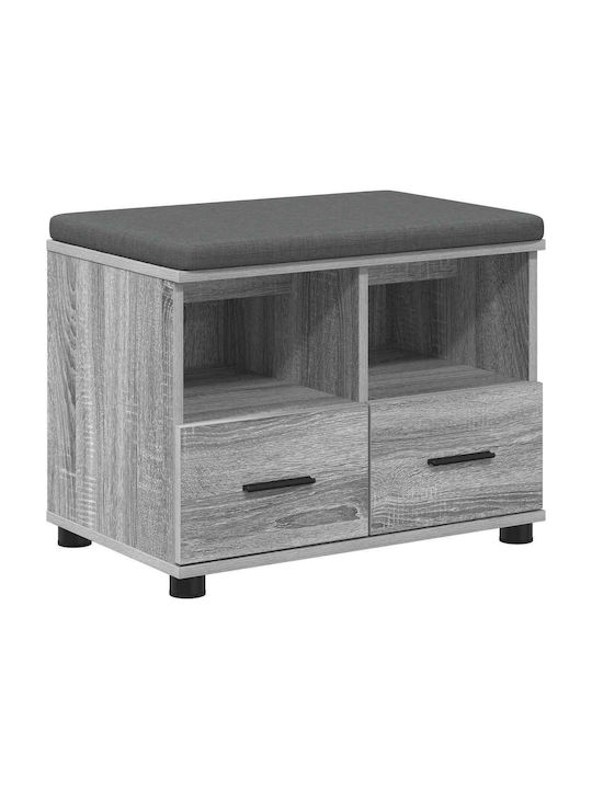 Мебел За Антре с Пейка Сив Sonoma 60x38x46см