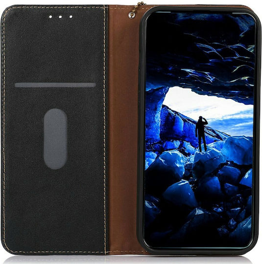 Khazneh Book Piele Negru (Poco F8 Pro)