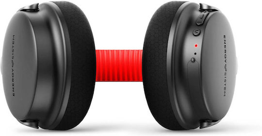 Energy Sistem Space Power Wireless / Wired On Ear Headphones with Radio with 45 hours of Operation Red