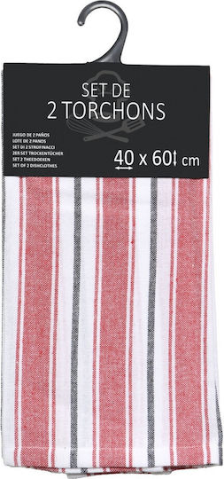 Atmosphera Handtuch in Rot Farbe 40x60cm Atmosphera Handtuch in Rot Farbe 40x60cm