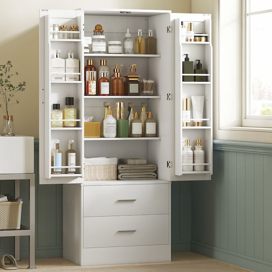 Bodenstehender Schrank White 60x40x159cm