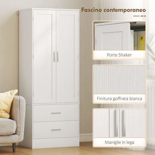 Bodenstehender Schrank White 60x40x159cm
