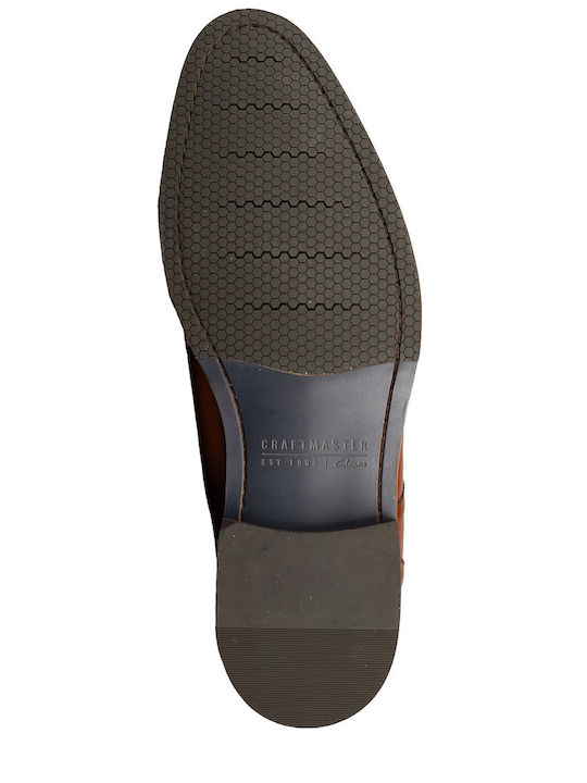Craftarlo Leather Men's Monk Dress Shoes Tabac Brown