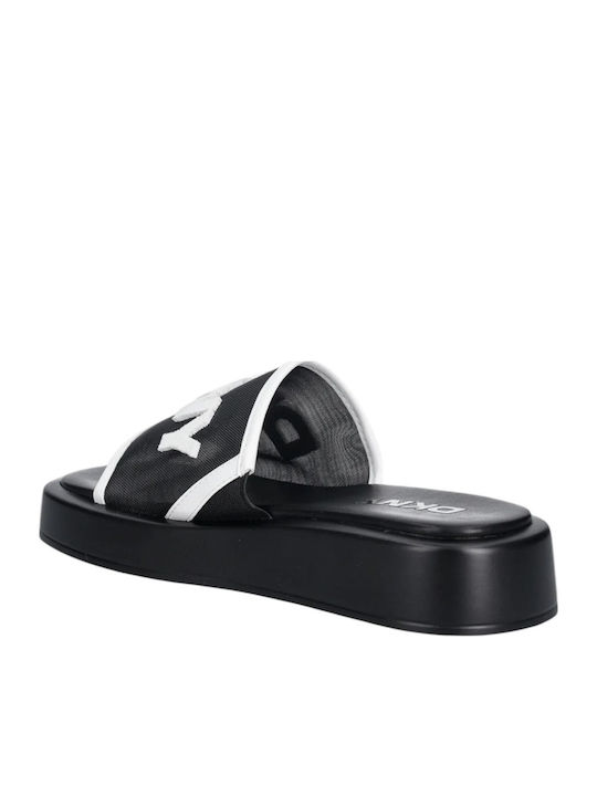 Women's Platform Flip Flops Black