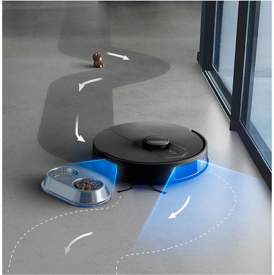 Rowenta X-Plorer Serie S135+ Aspirator Robot cu Cartografiere Laser și Putere de Aspirație 5000Pa Neagră