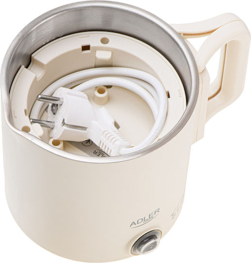 Adler Електрическа Кана 800ml 650W Бежова