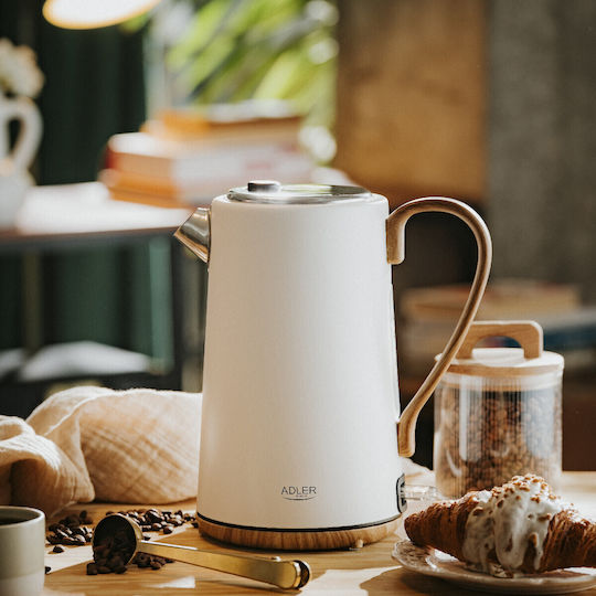 Adler Kettle 1.7lt 2200W White