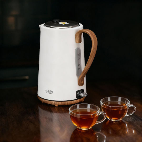 Adler Kettle 1.7lt 2200W White