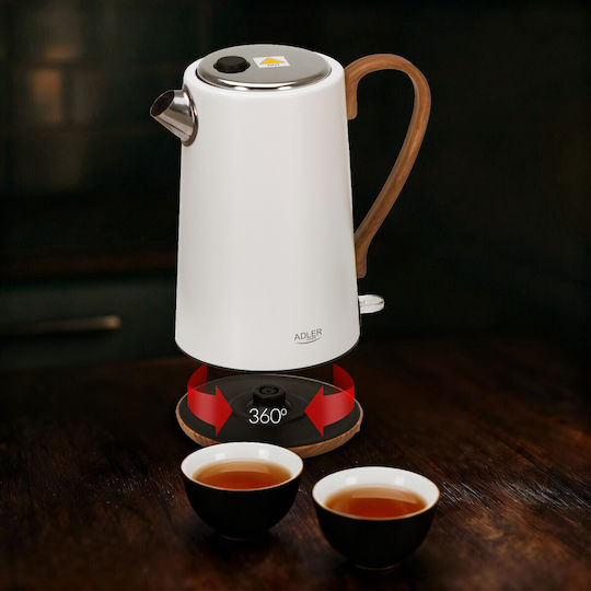 Adler Kettle 1.7lt 2200W White